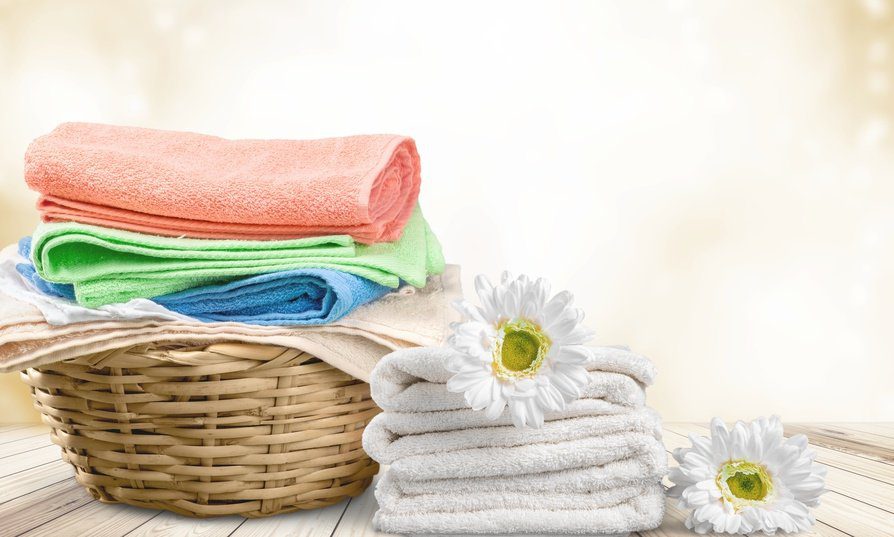 Reinigung von Geschirrtüchern und Handtüchern
